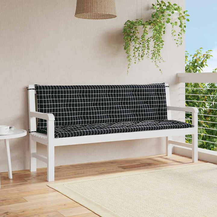 Bänkdyna För Trädgården Gräddvit 100X(50+50)X7 Cm Oxfordtyg