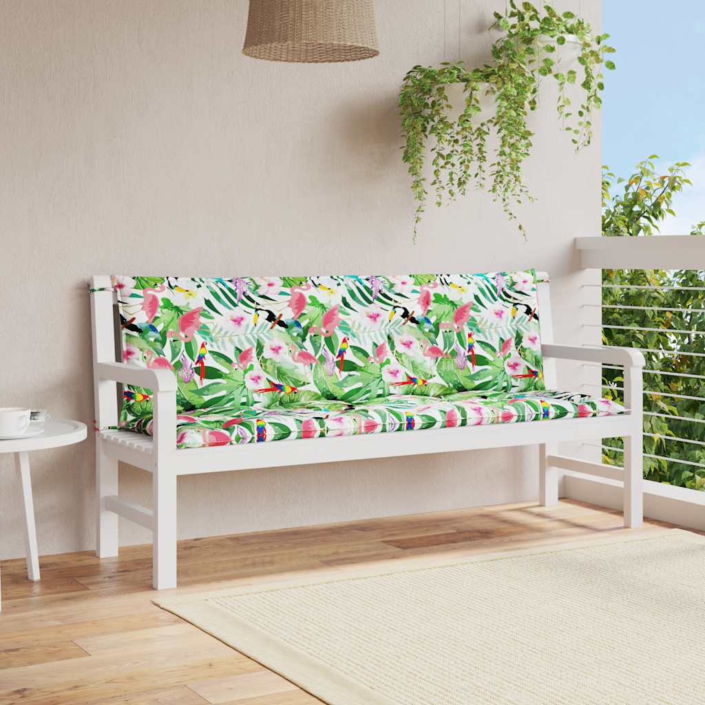 Bänkdyna För Trädgården Gräddvit 100X(50+50)X7 Cm Oxfordtyg