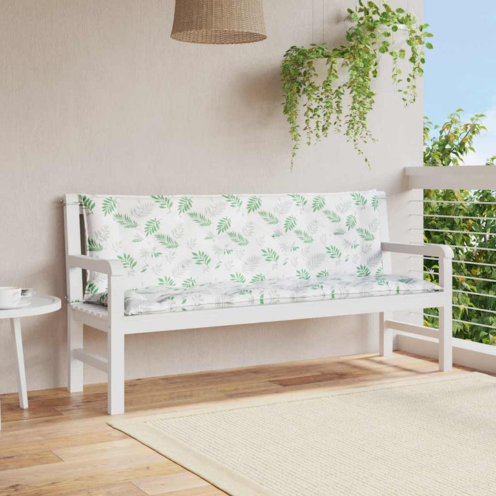 Bänkdyna För Trädgården Gräddvit 100X(50+50)X7 Cm Oxfordtyg