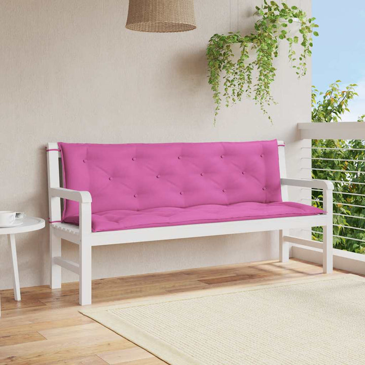 Bänkdyna För Trädgården Gräddvit 100X(50+50)X7 Cm Oxfordtyg