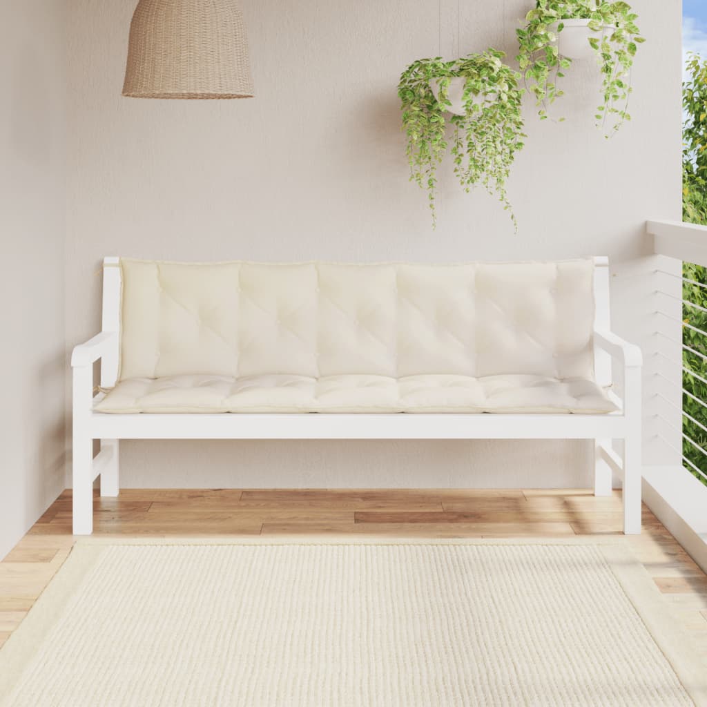Bänkdynor För Trädgården 2St 120X50X7Cm Oxfordtyg