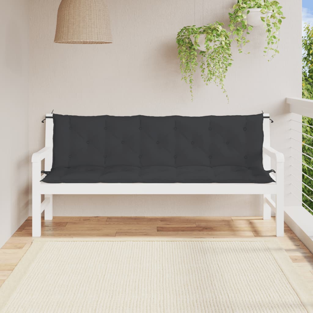 Bänkdynor För Trädgården 2St 120X50X7Cm Oxfordtyg