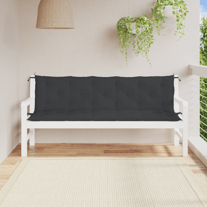 Bänkdynor För Trädgården 2St 120X50X7Cm Oxfordtyg