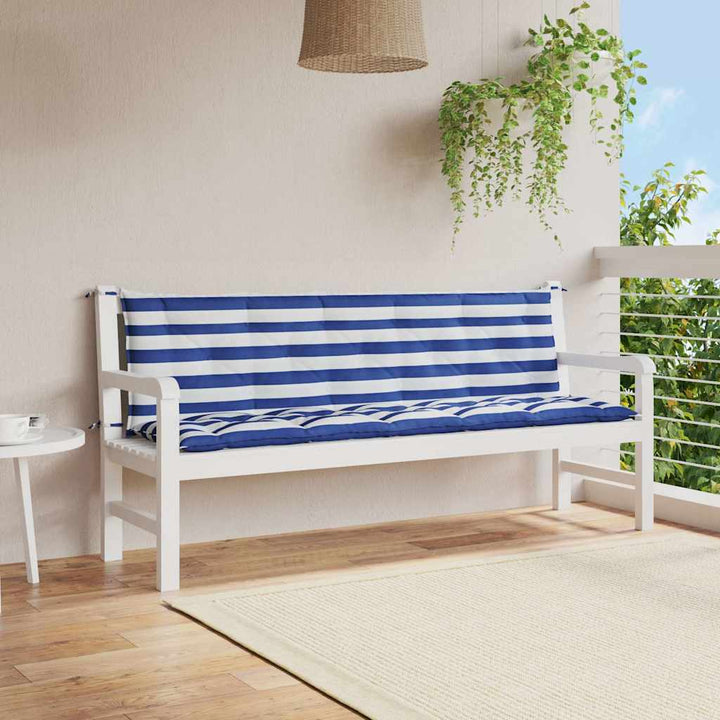 Bänkdyna För Trädgården Gräddvit 100X(50+50)X7 Cm Oxfordtyg
