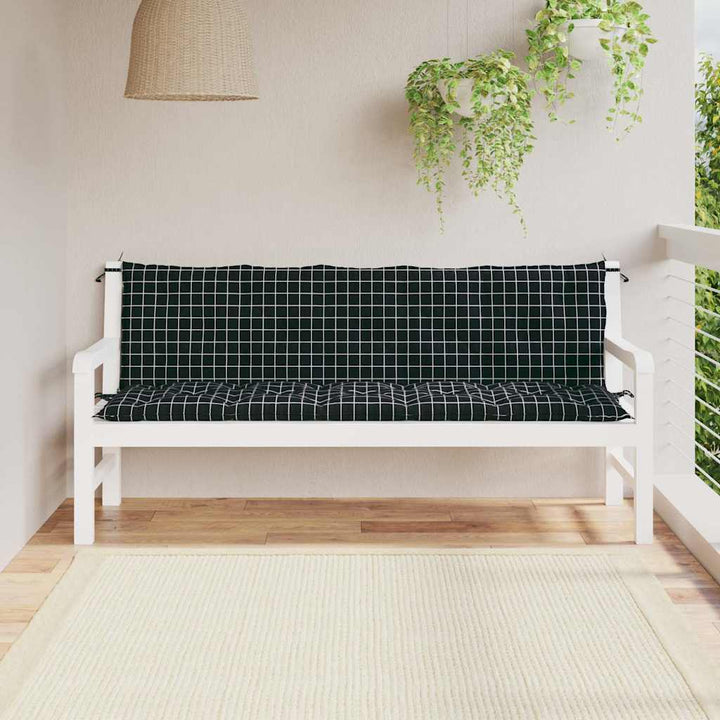 Bänkdyna För Trädgården Gräddvit 100X(50+50)X7 Cm Oxfordtyg