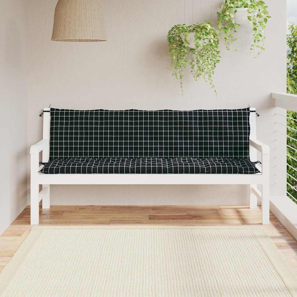 Bänkdyna För Trädgården Gräddvit 100X(50+50)X7 Cm Oxfordtyg
