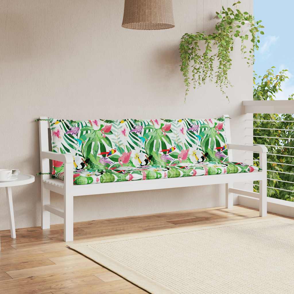 Bänkdyna För Trädgården Gräddvit 100X(50+50)X7 Cm Oxfordtyg