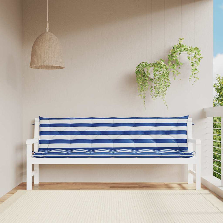Bänkdyna För Trädgården Gräddvit 100X(50+50)X7 Cm Oxfordtyg