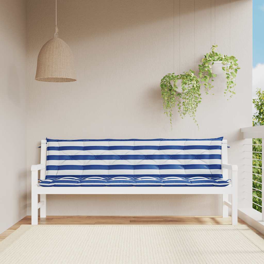 Bänkdyna För Trädgården Gräddvit 100X(50+50)X7 Cm Oxfordtyg