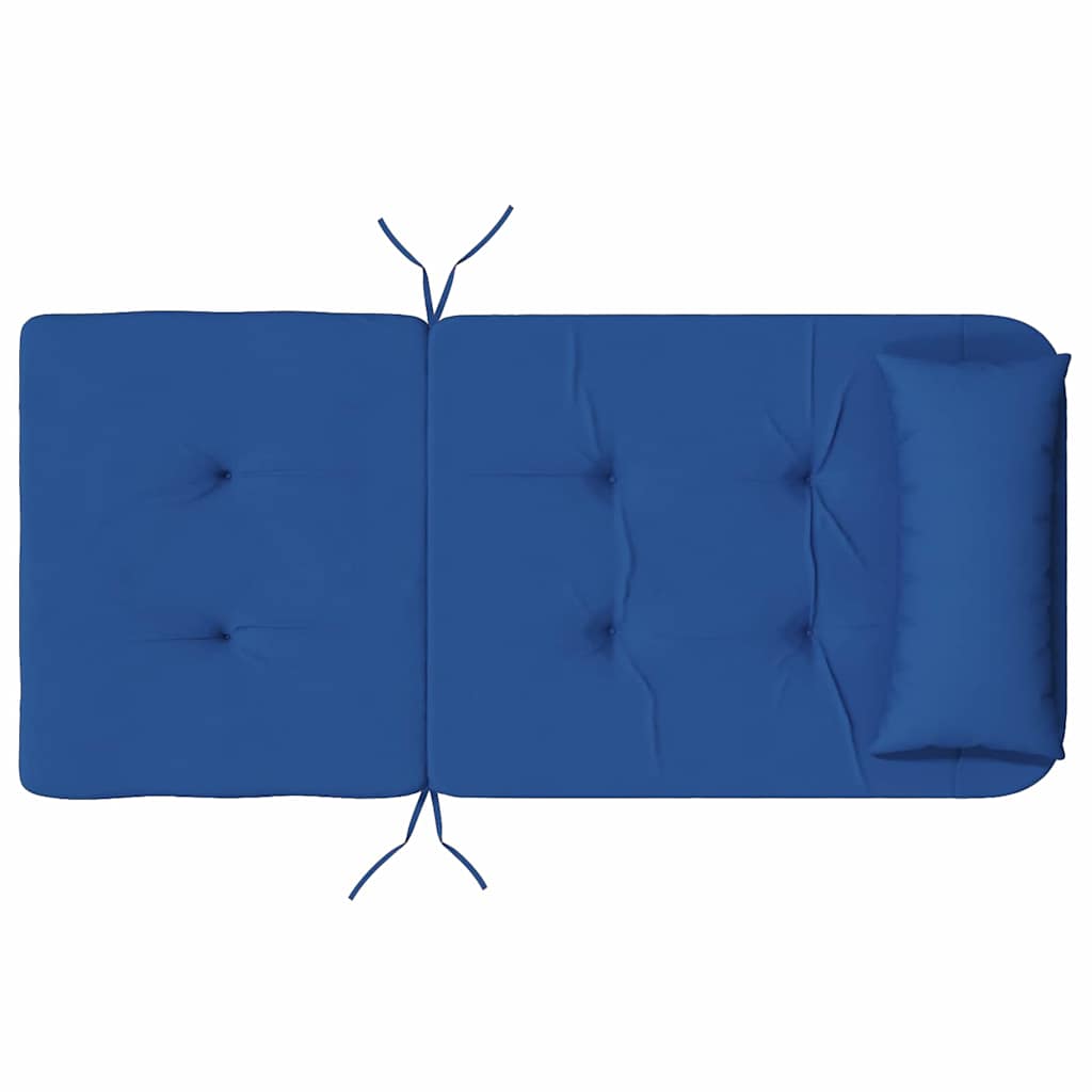 Stolkuddar Enfärgad 2 Pcs Blå 58 X 77 X 4,5 Cm Oxford Tyg