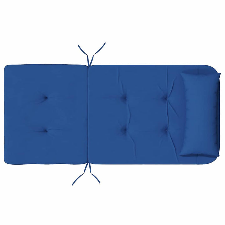 Stolkuddar Enfärgad 2 Pcs Blå 58 X 77 X 4,5 Cm Oxford Tyg