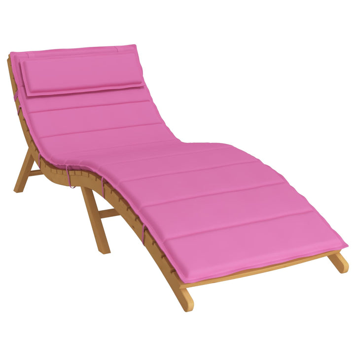 Solsängkudde Rosa 178 X 60 X 4 Cm Oxford Tyg