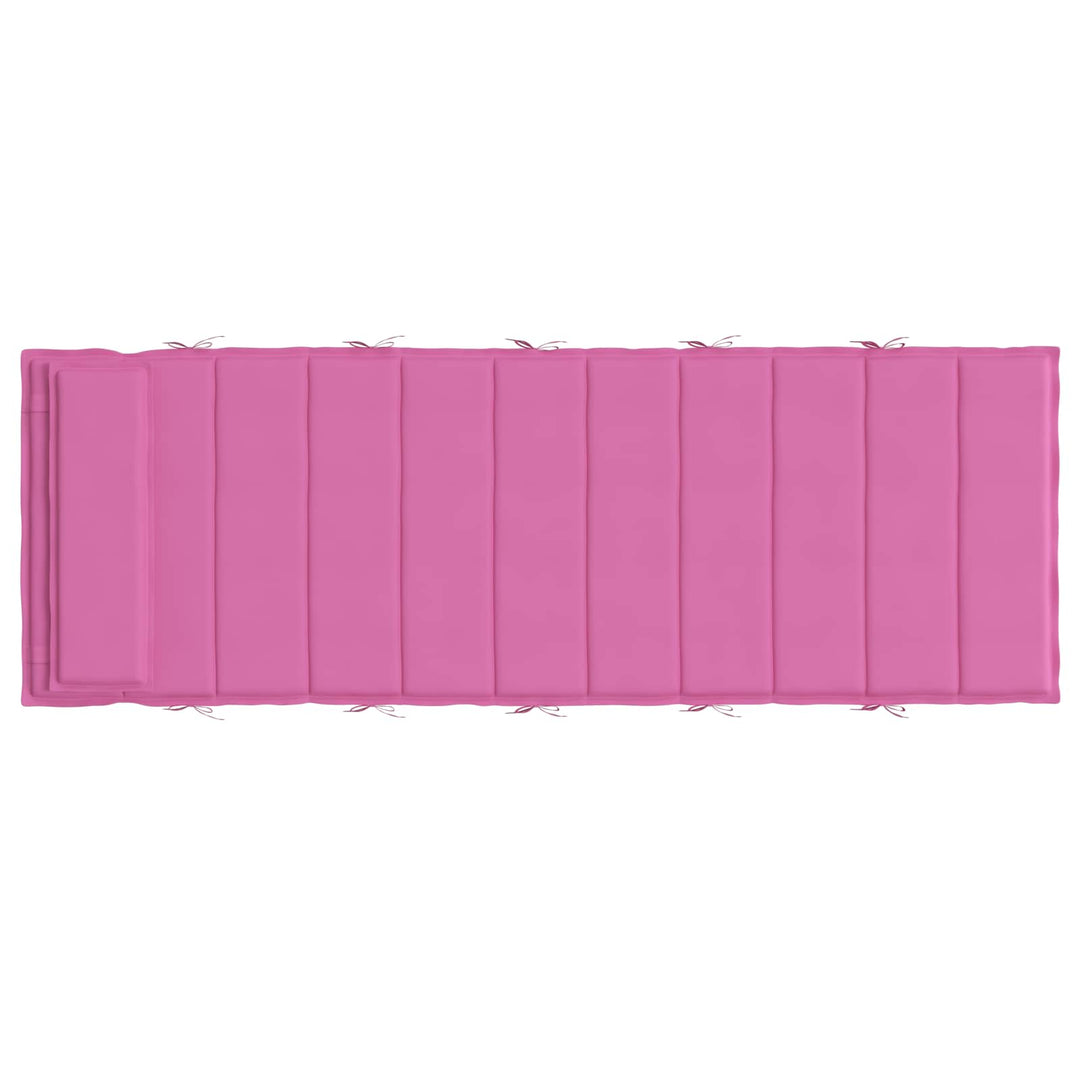 Solsängkudde Rosa 178 X 60 X 4 Cm Oxford Tyg