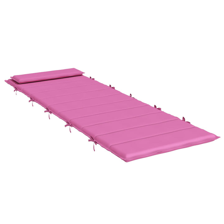Solsängkudde Rosa 178 X 60 X 4 Cm Oxford Tyg