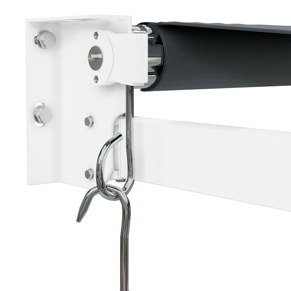 Markis Infällbar Antracit 4,5X3 M Tyg&amp;Aluminium