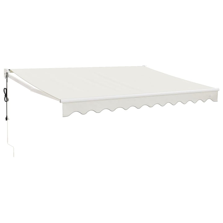Automatisk Infällbar Markis Gräddvit 3X2,5 M
