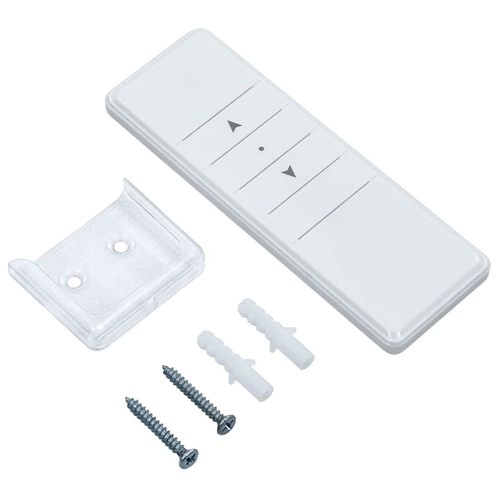 Markis Infällbar Gräddvit 3,5X2,5 M Tyg&amp;Aluminium