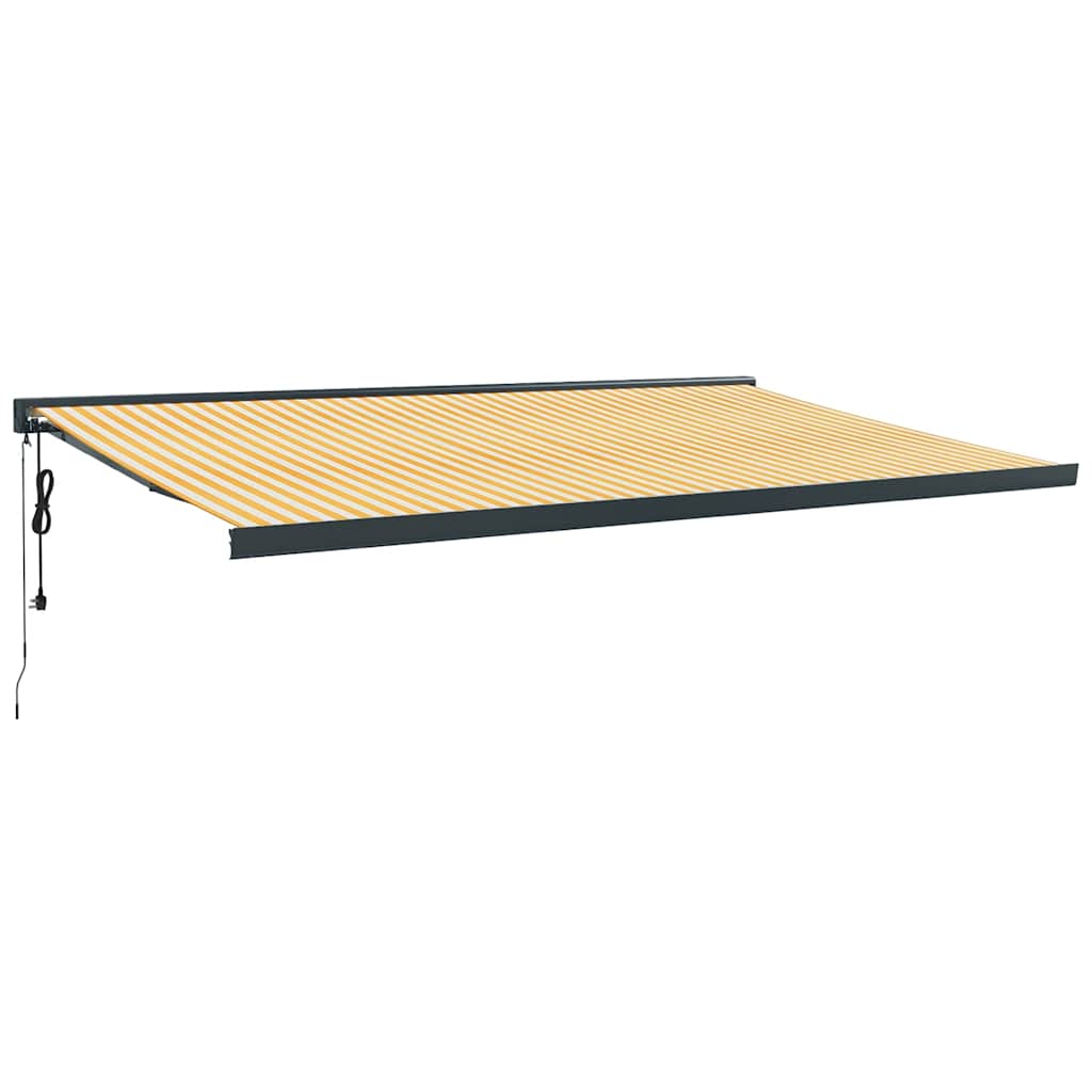 Markis Infällbar 5X3 M Tyg&Aluminium