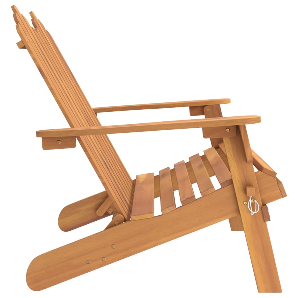 Däckstol 126 Cm Massivt Akaciaträ