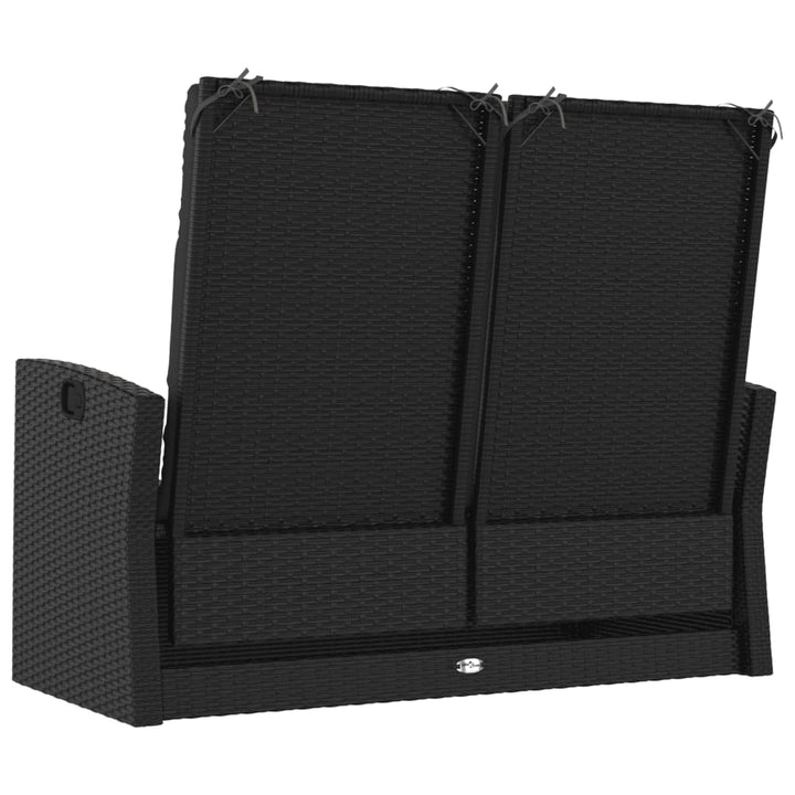 Trädgårdssoffa Med Dynor 118 Cm Konstrotting