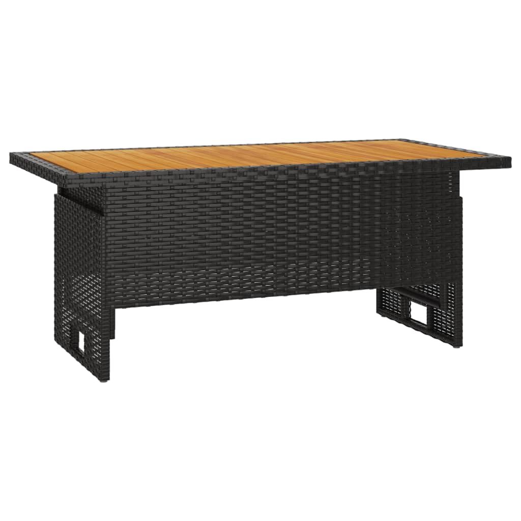 Trädgårdsbord 100X50X43/63 Cm Akaciaträ&amp;Konstrotting