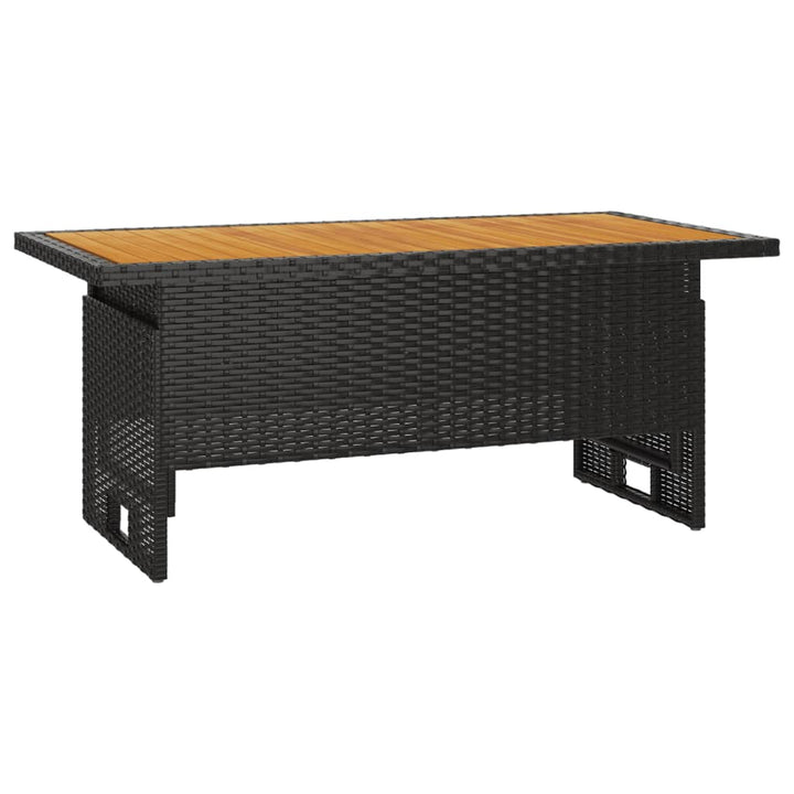 Trädgårdsbord 100X50X43/63 Cm Akaciaträ&amp;Konstrotting