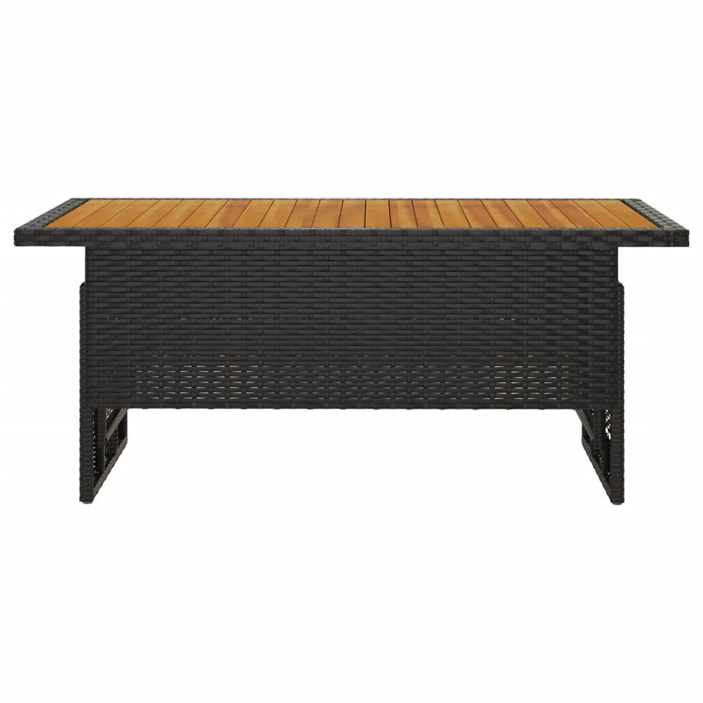 Trädgårdsbord 100X50X43/63 Cm Akaciaträ&amp;Konstrotting