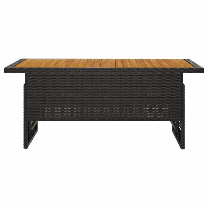 Trädgårdsbord 100X50X43/63 Cm Akaciaträ&amp;Konstrotting