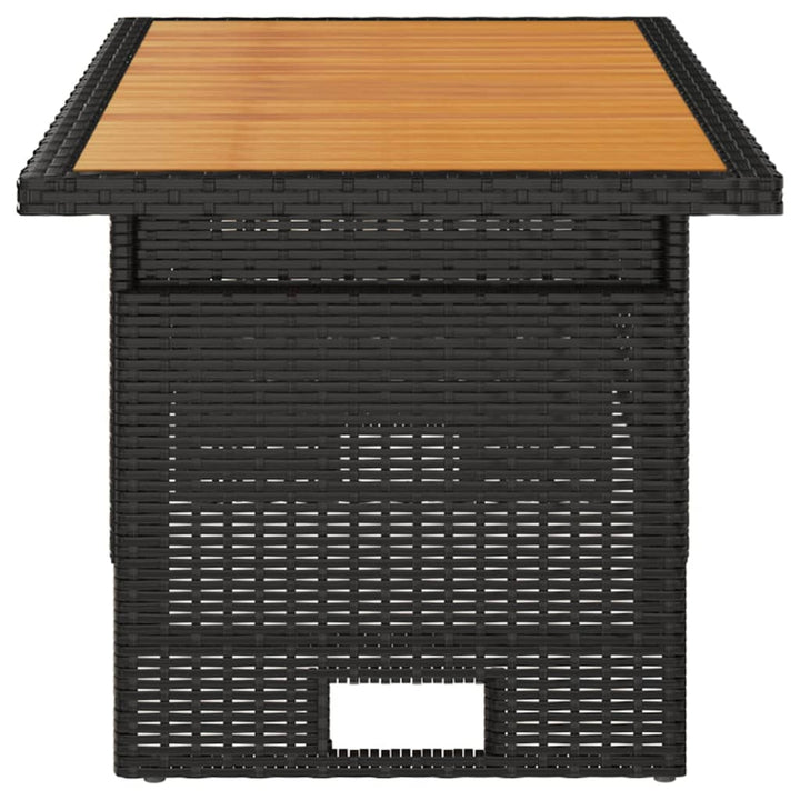 Trädgårdsbord 100X50X43/63 Cm Akaciaträ&amp;Konstrotting