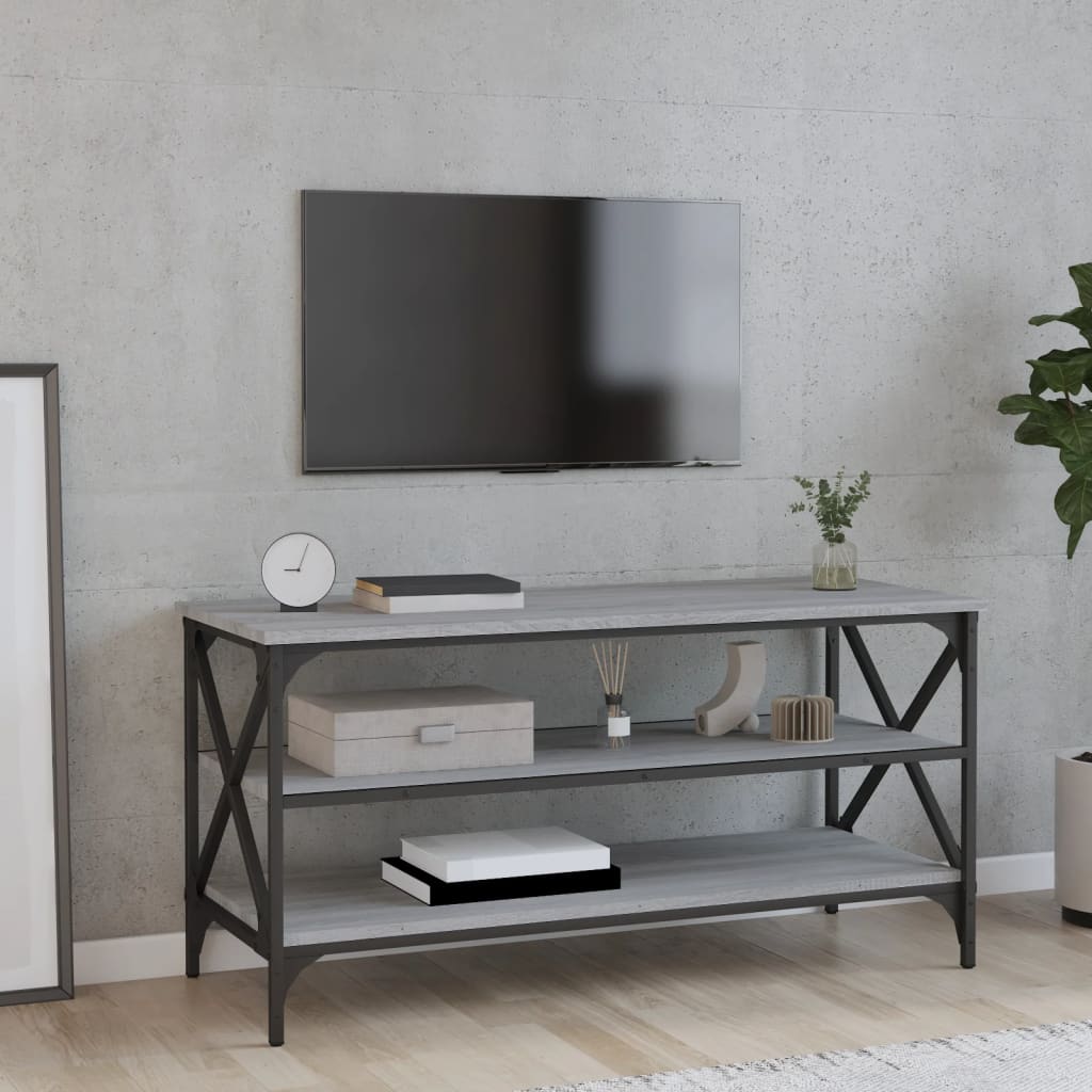 Tv-Bänk Sonoma-Ek Konstruerat Trä