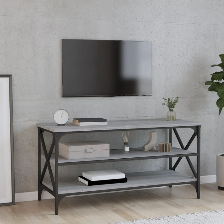 Tv-Bänk Sonoma-Ek Konstruerat Trä