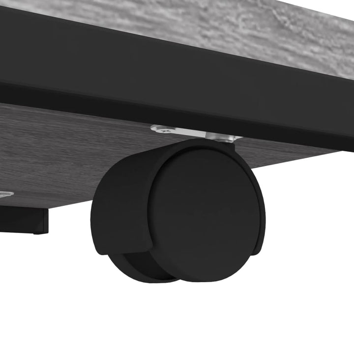 Sidobord Med Hjul 50X35X55,5 Cm Konstruerat Trä