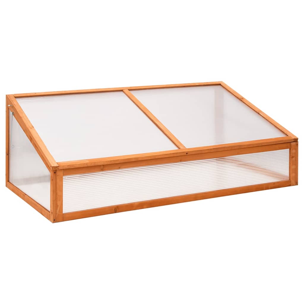 Växthus 110X56X39 Cm Granträ