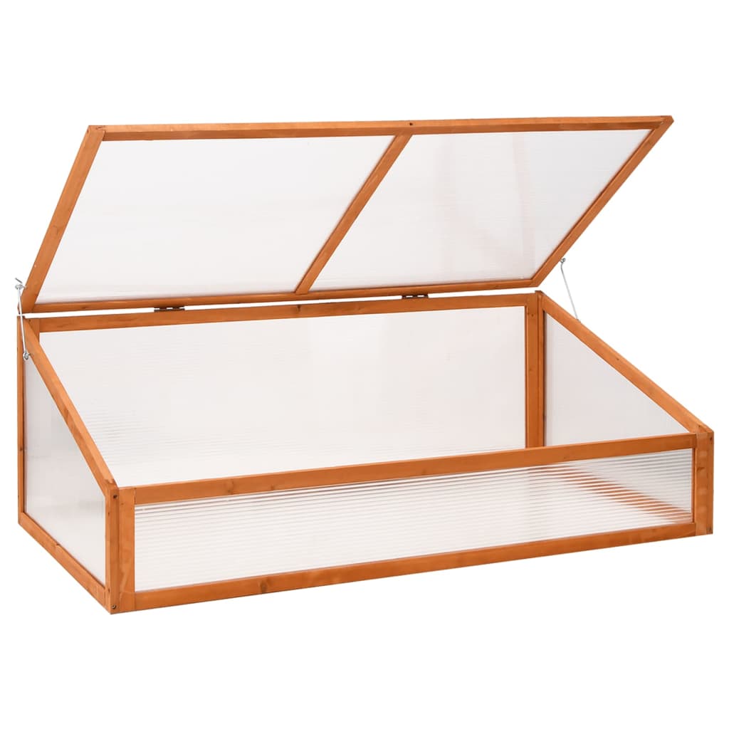 Växthus 110X56X39 Cm Granträ