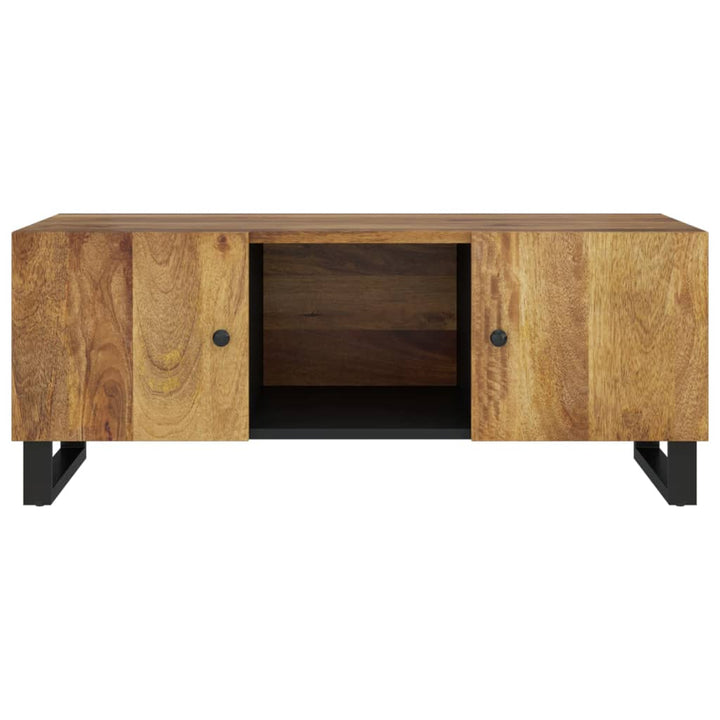 Soffbord 100X54X40 Cm Massivt Mangoträ Och Konstruerat Trä