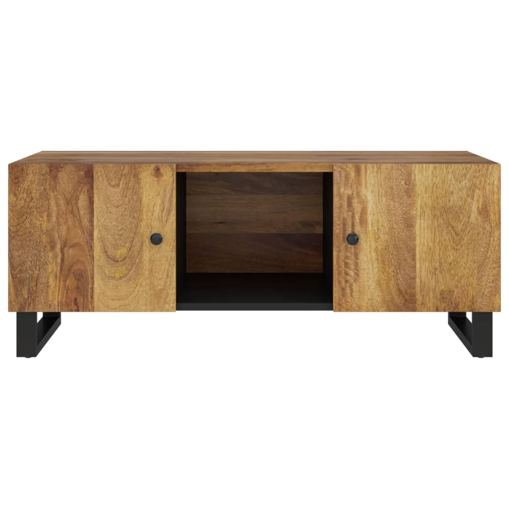 Soffbord 100X54X40 Cm Massivt Mangoträ Och Konstruerat Trä