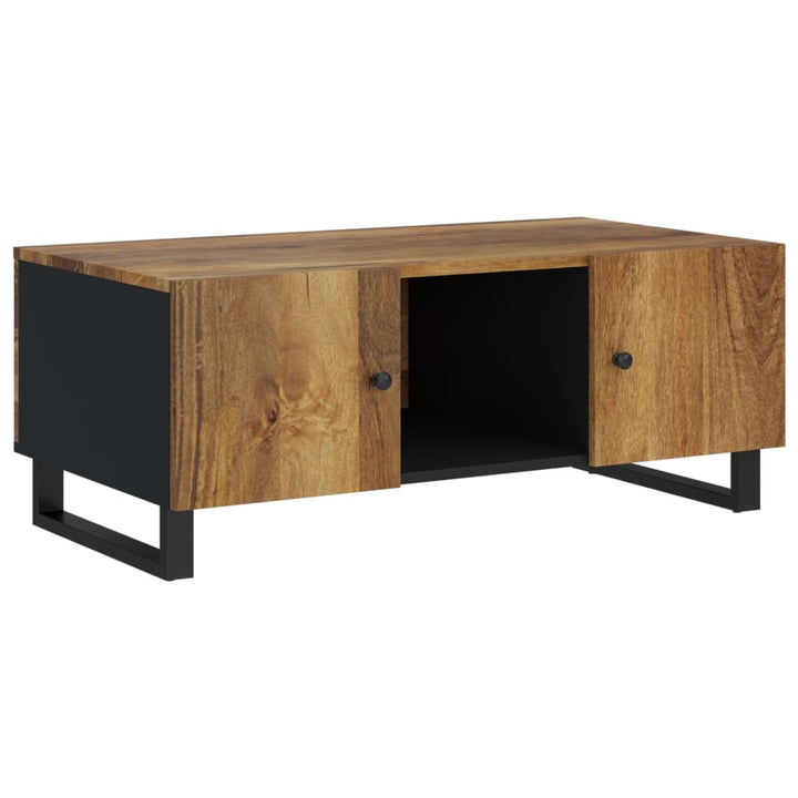Soffbord 100X54X40 Cm Massivt Mangoträ Och Konstruerat Trä