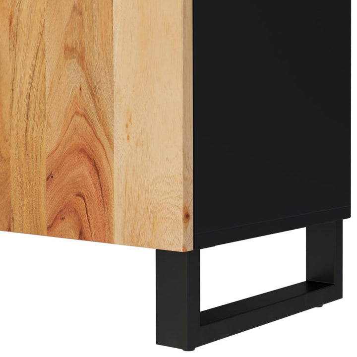 Tv-Skåp 105X33,5X46 Cm Massivt Akacia Och Konstruerat Trä