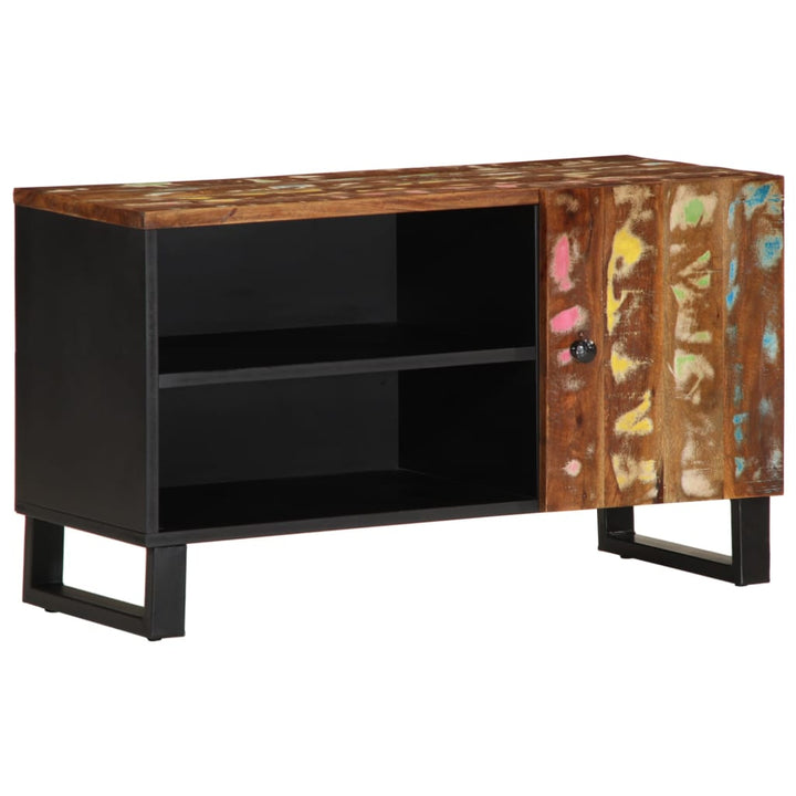 Tv-Skåp 80X33X46 Cm Massivt Återvunnet Och Konstruerat Trä
