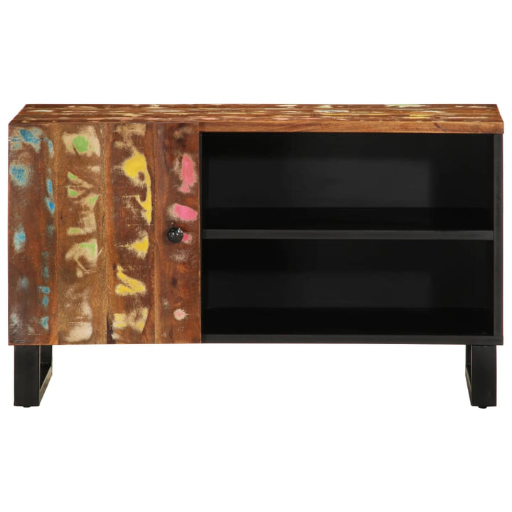 Tv-Skåp 80X33X46 Cm Massivt Återvunnet Och Konstruerat Trä