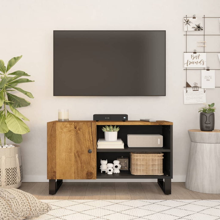 Tv-Skåp 80X33X46 Cm Massivt Återvunnet Och Konstruerat Trä