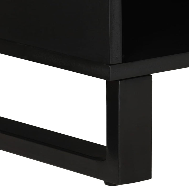 Tv-Skåp 100X33X46 Cm Massivt Mangoträ Och Konstruerat Trä