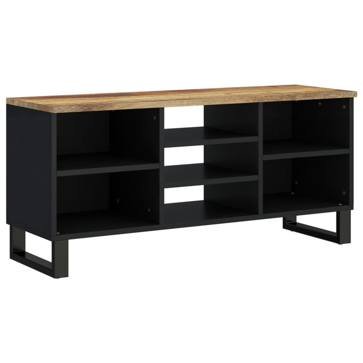 Tv-Skåp 100X33X46 Cm Massivt Mangoträ Och Konstruerat Trä