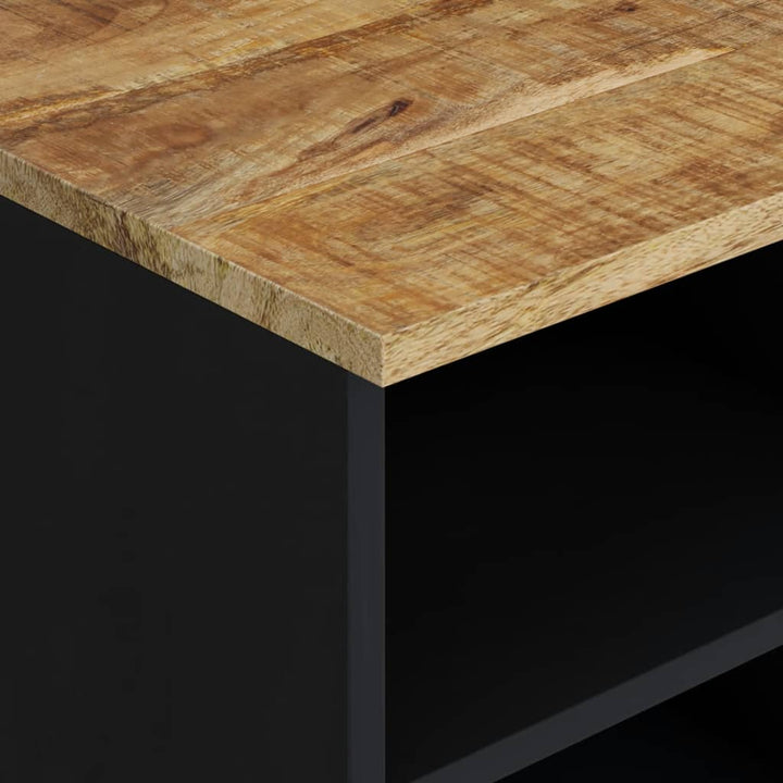 Tv-Skåp 80X33X46 Cm Massivt Mangoträ Och Konstruerat Trä