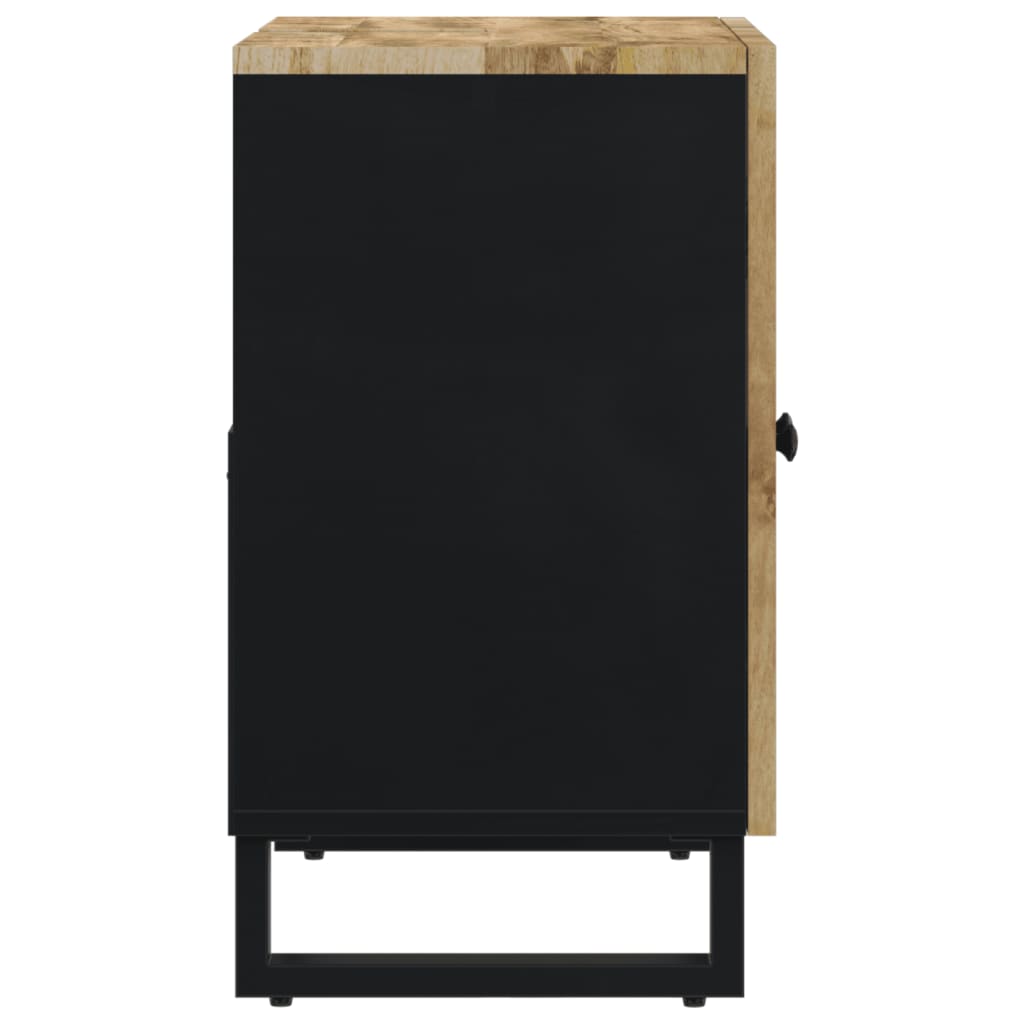 Badrumsskåp 62X33X58 Cm Massivt Mangoträ Och Konstruerat Trä