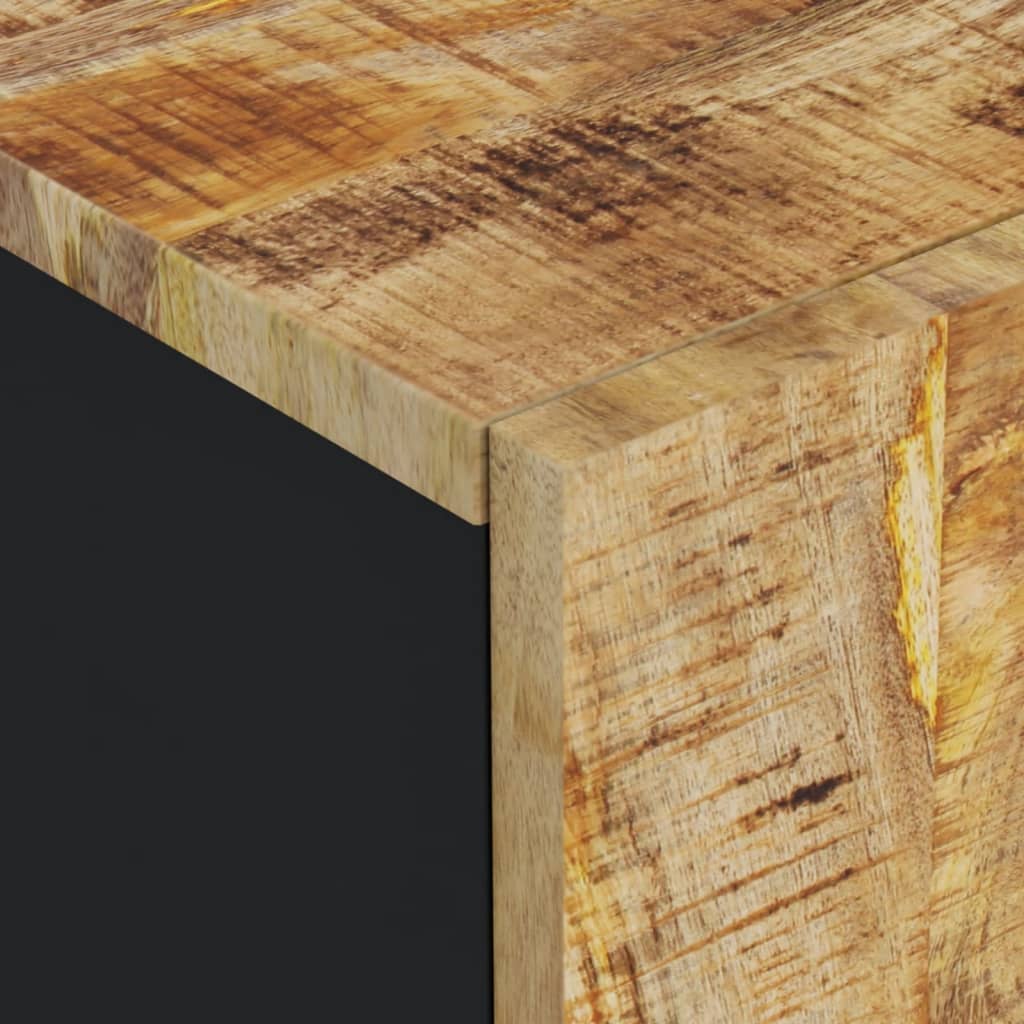 Badrumsskåp 62X33X58 Cm Massivt Mangoträ Och Konstruerat Trä
