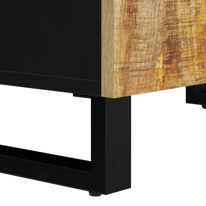 Badrumsskåp 62X33X58 Cm Massivt Mangoträ Och Konstruerat Trä