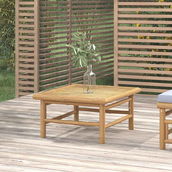 Loungegrupp För Trädgården 3 Delar Dynor Bambu