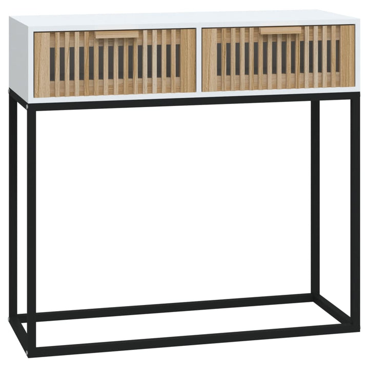 Konsolbord 80X30X75 Cm Konstruerat Trä Och Järn