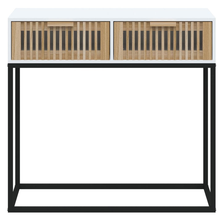 Konsolbord 80X30X75 Cm Konstruerat Trä Och Järn